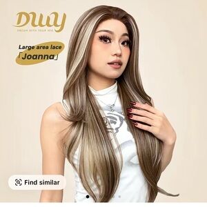 Joanna Lace Front Wig - Brown and Blonde